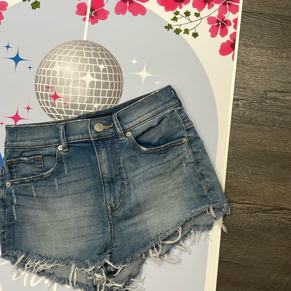denim shorts